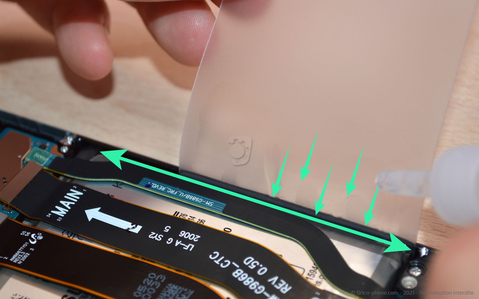 Changement du bloc écran  sur Galaxy S20 Plus photo 2