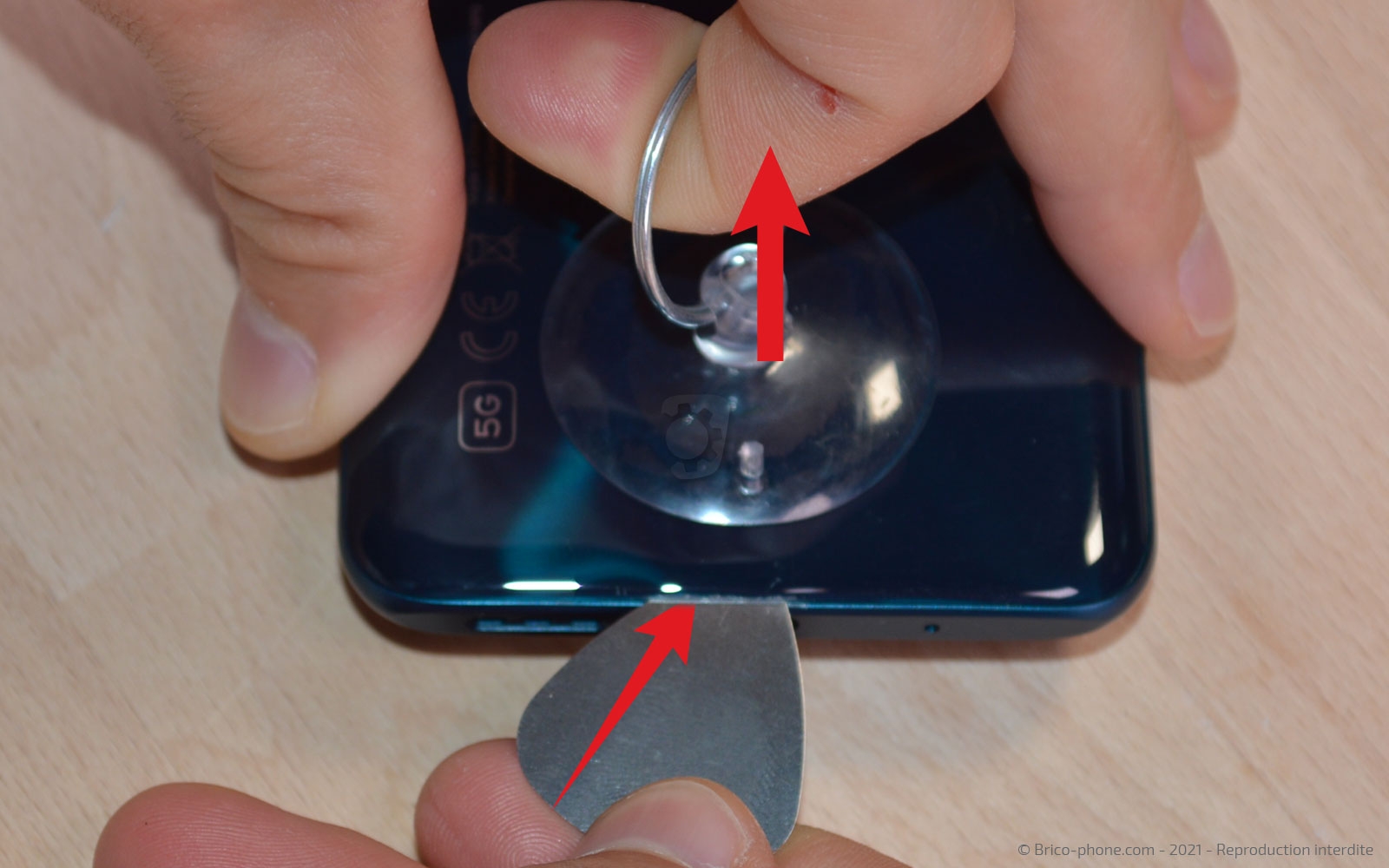 Changement du bloc écran sur Poco M3 Pro photo 3