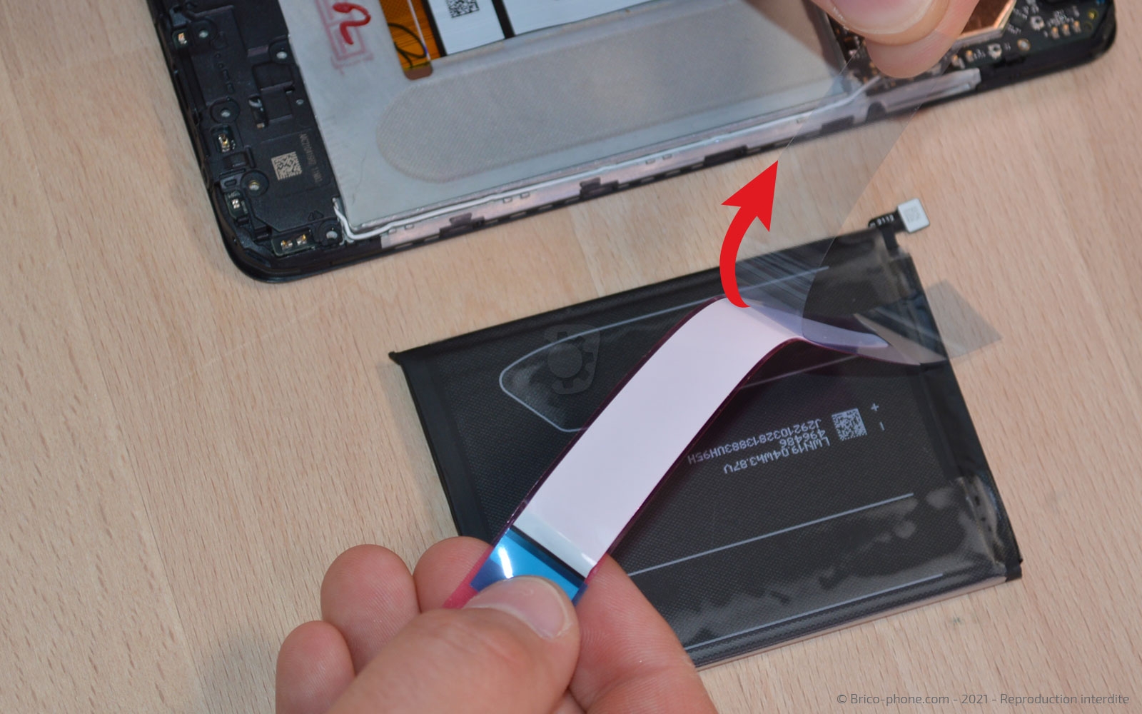 Changement de batterie sur Poco M3 Pro photo 2