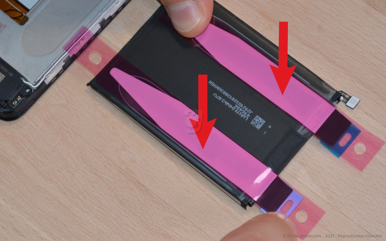 Changement de batterie sur Poco M3 Pro photo 3