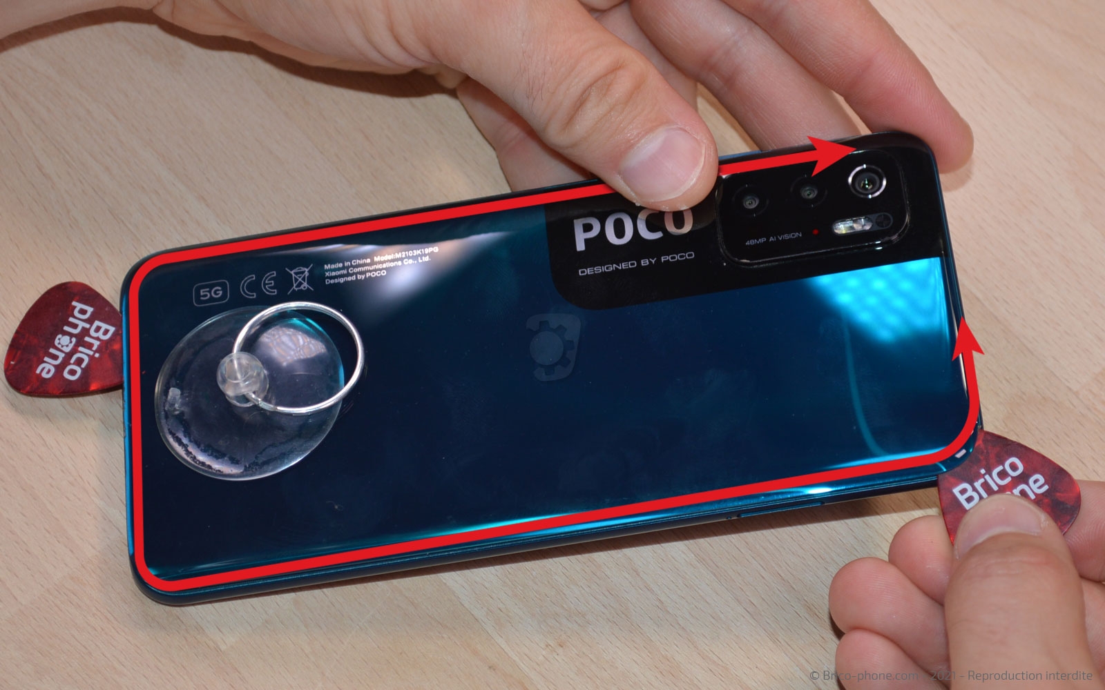 Changement du connecteur de charge sur Poco M3 Pro photo 2