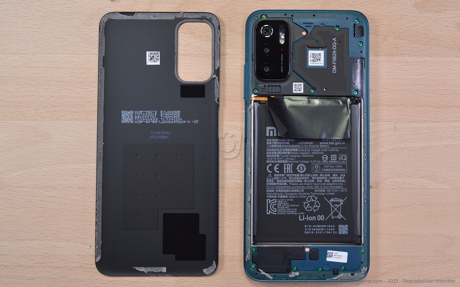 Changement du connecteur de charge sur Poco M3 Pro photo 4