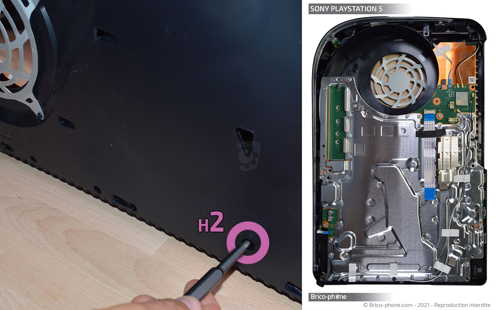 Démontage complet de la Console sur Playstation 5 photo 3