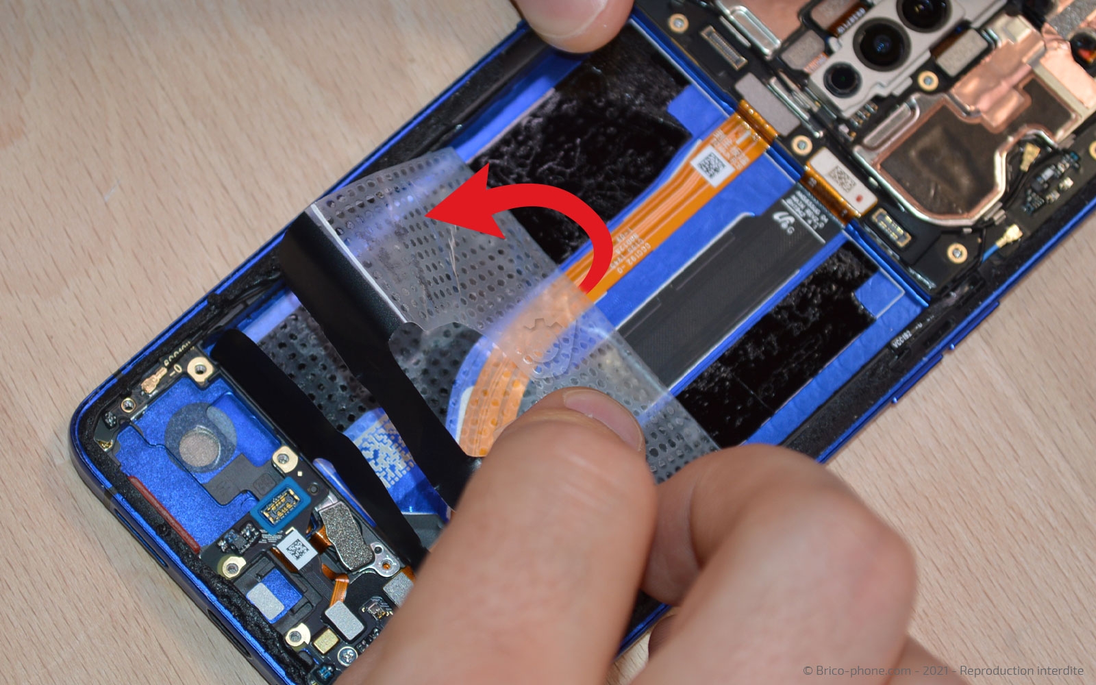 Changement de batterie  sur Realme X2 Pro photo 4