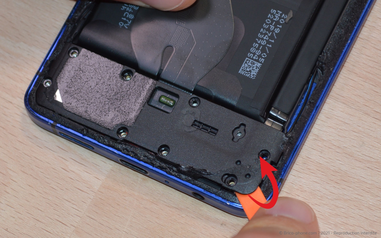 Changement de batterie  sur Realme X2 Pro photo 2