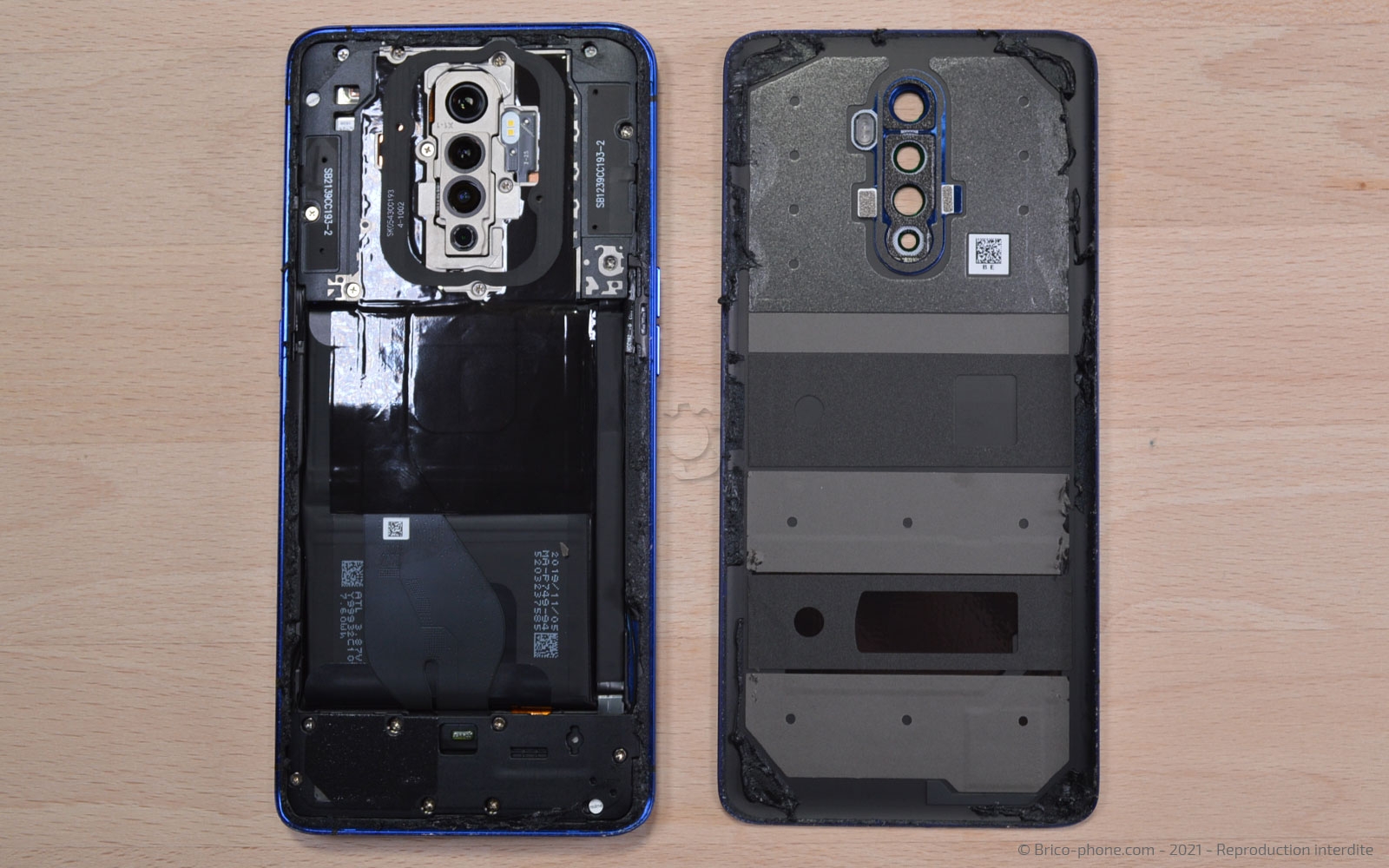 Changement de vitre arrière sur Realme X2 Pro photo 4