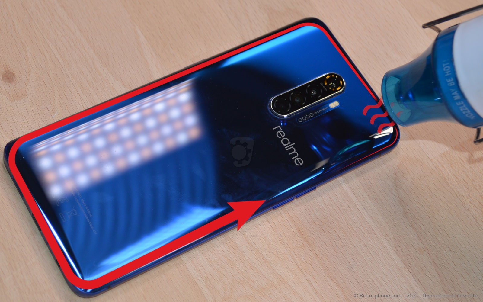 Changement du bloc écran  sur Realme X2 Pro photo 2