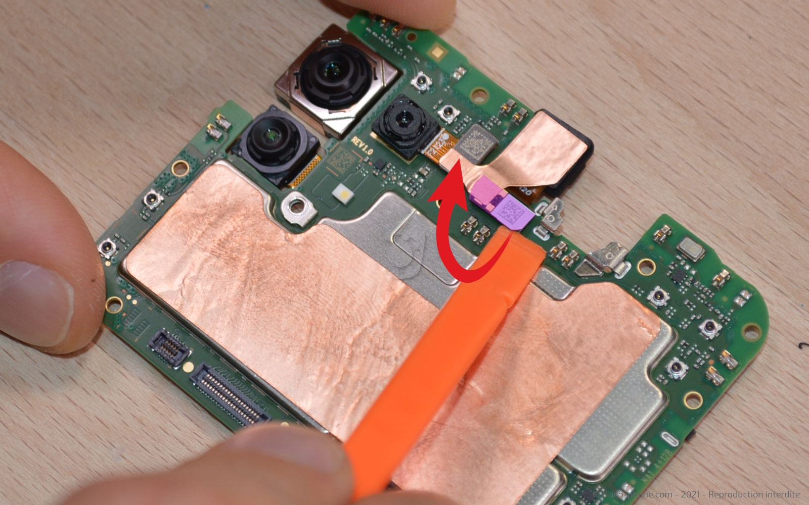 Démontage complet sur Galaxy A22 (5G) photo 2