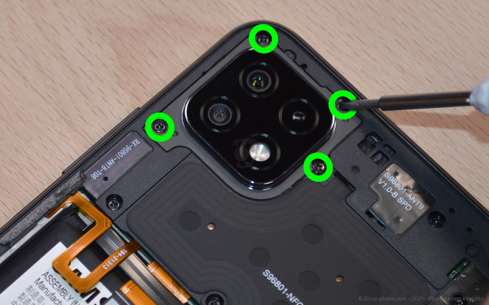 Démontage complet sur Galaxy A22 (5G) photo 1