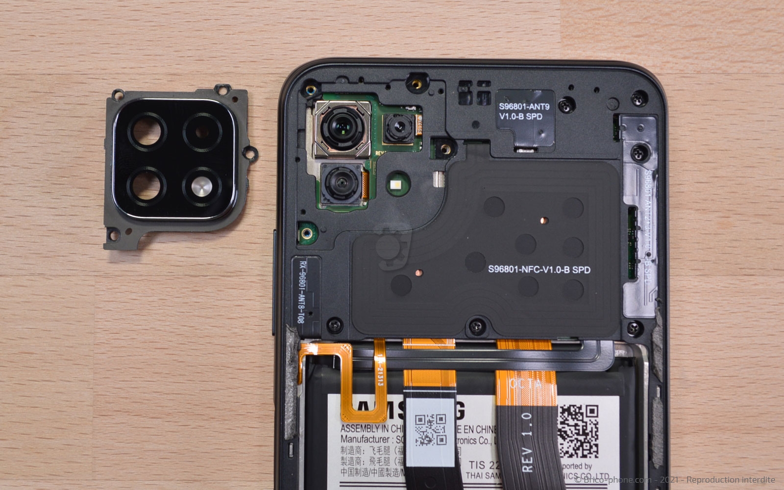 Démontage complet sur Galaxy A22 (5G) photo 3