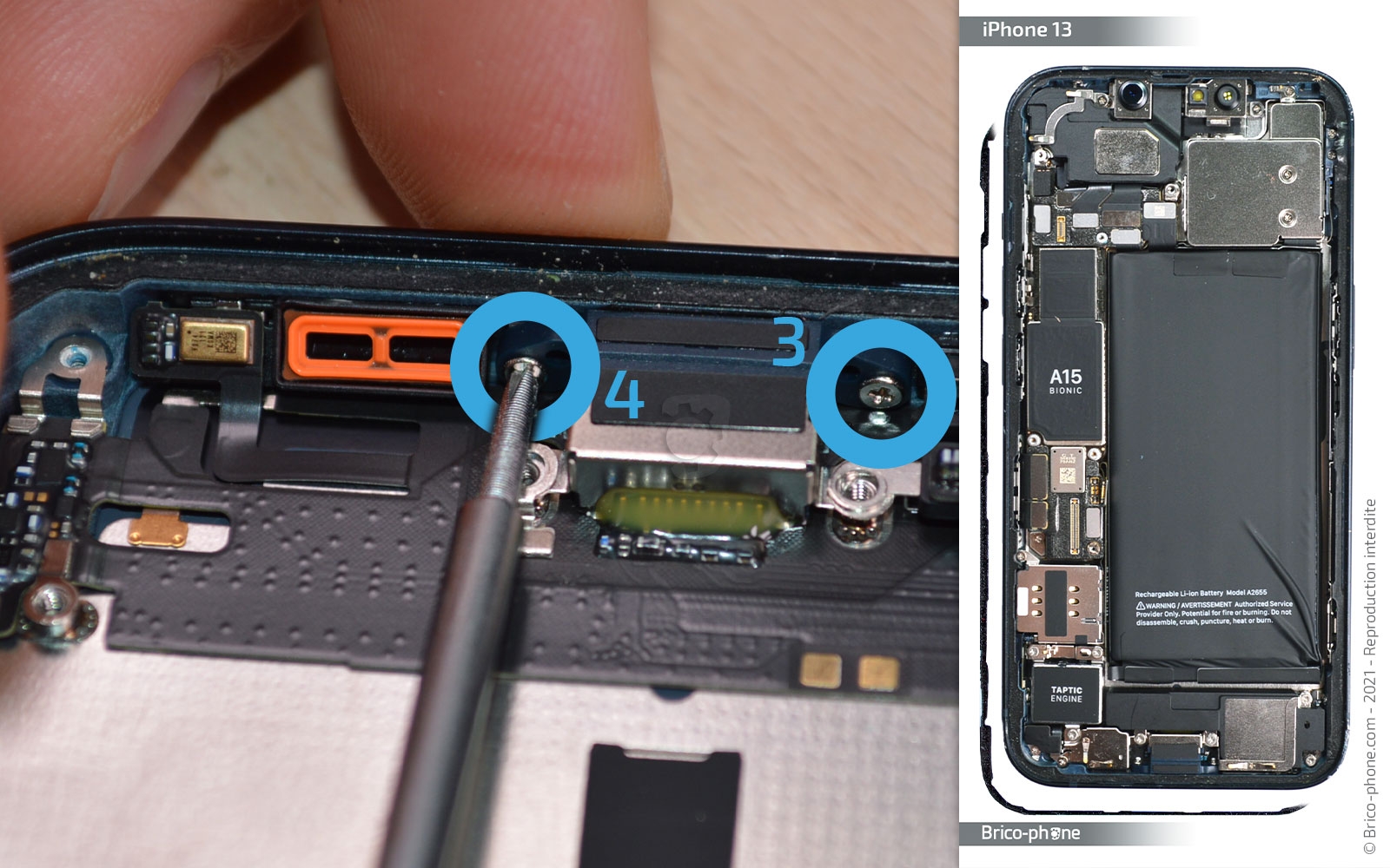Guide de réparation sur iPhone 13 photo 3