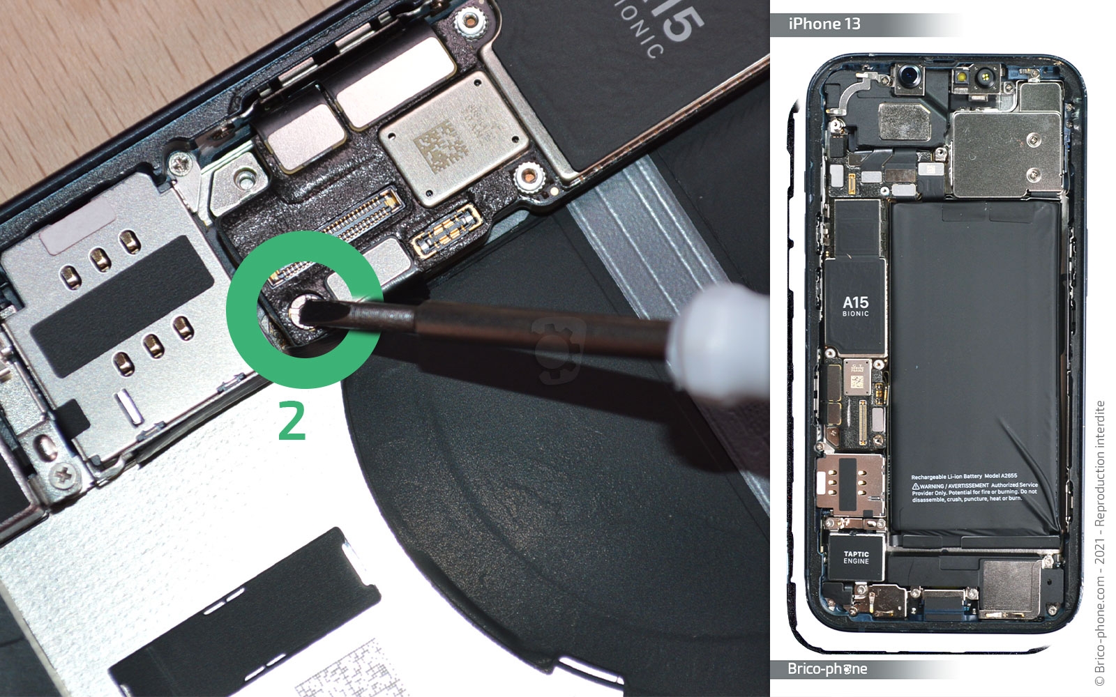 Guide de réparation sur iPhone 13 photo 2