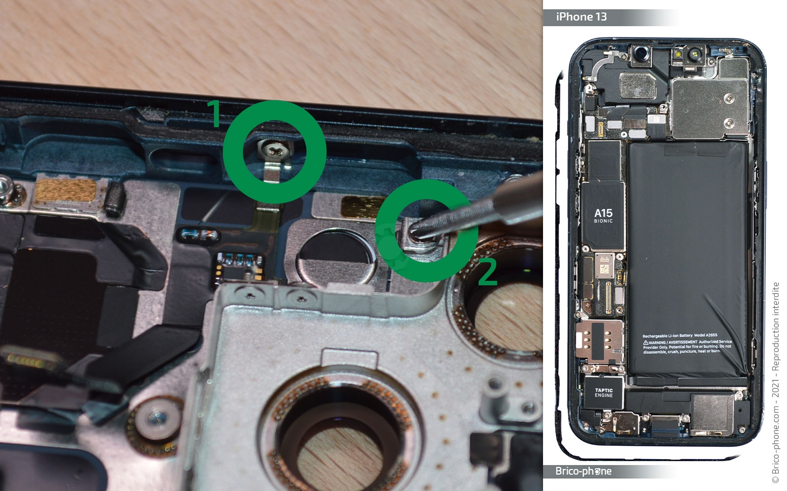 Guide de réparation sur iPhone 13 photo 1