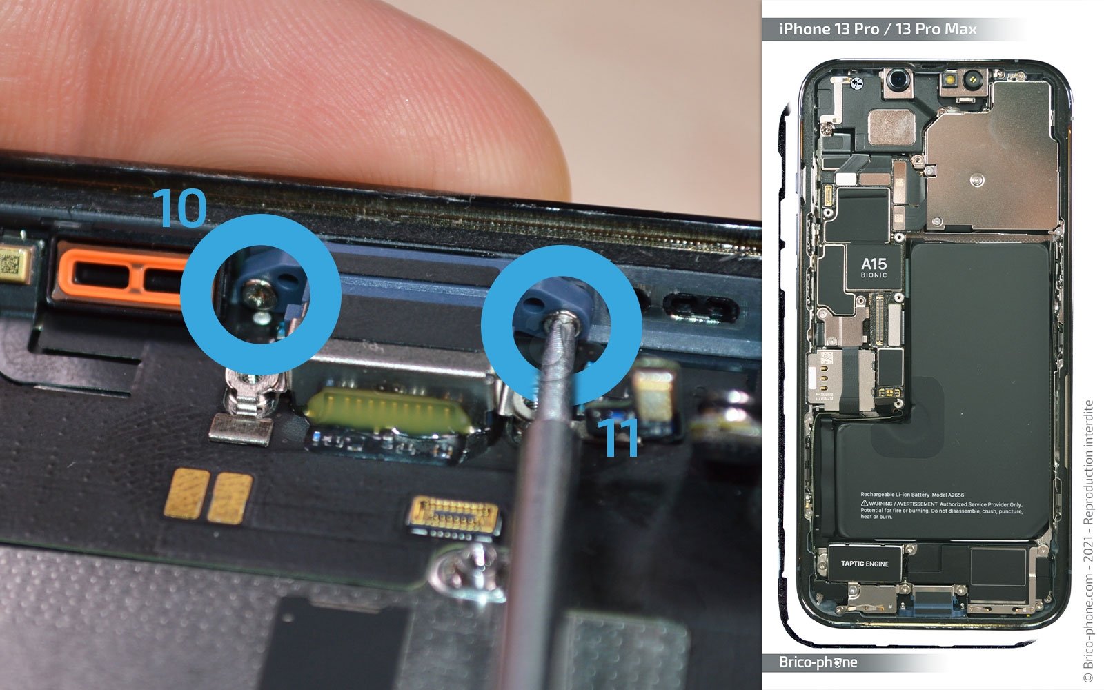Guide de réparation sur iPhone 13 Pro photo 3