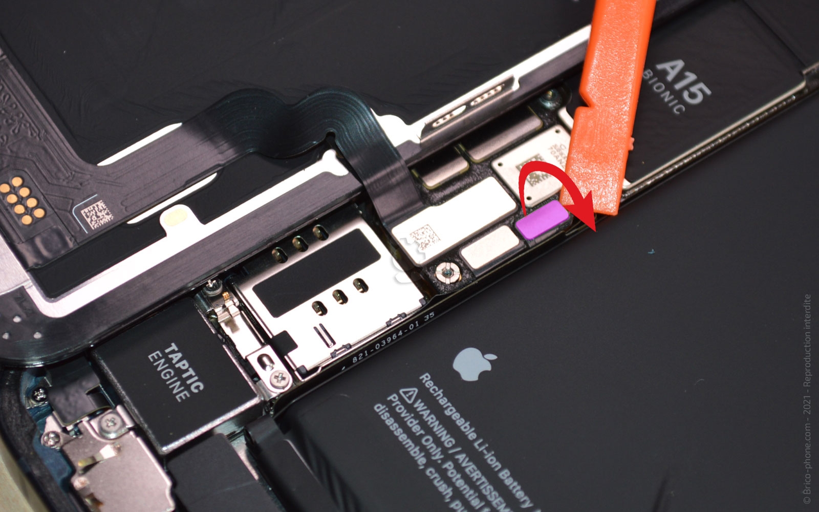 Changement d'écran sur iPhone 13 photo 4