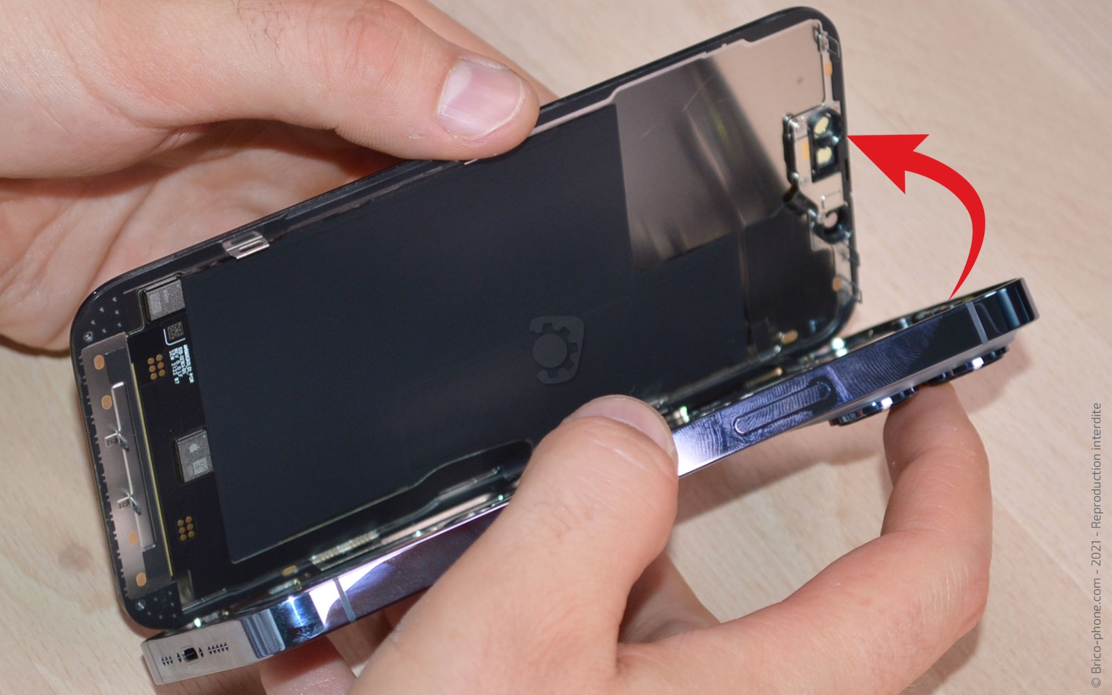 Changement de l'écran (vitre + Oled) sur iPhone 13 Pro photo 3