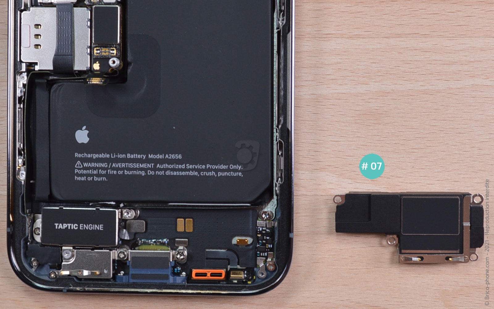Changement du connecteur de charge sur iPhone 13 Pro photo 3