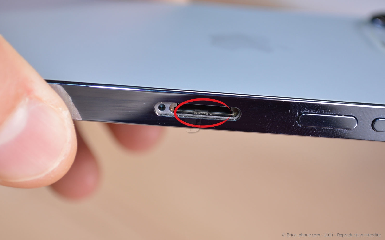 Changement du haut-parleur externe sur iPhone 13 Pro photo 2