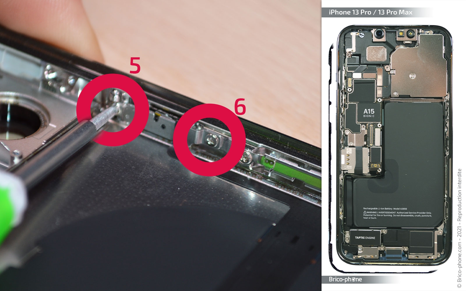 Guide de réparation sur iPhone 13 Pro Max photo 2