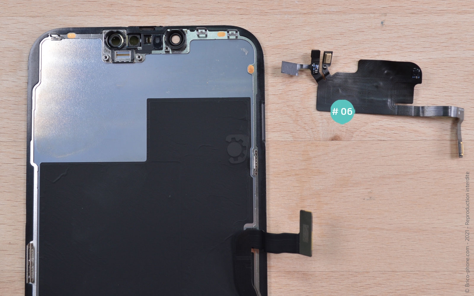 Comment changer l'écran (vitre + Oled) sur iPhone 13 Pro Max photo 4