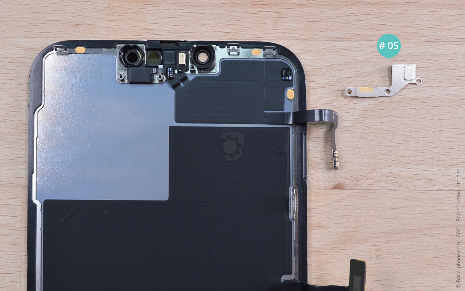 Comment changer l'écran (vitre + Oled) sur iPhone 13 Pro Max photo 3