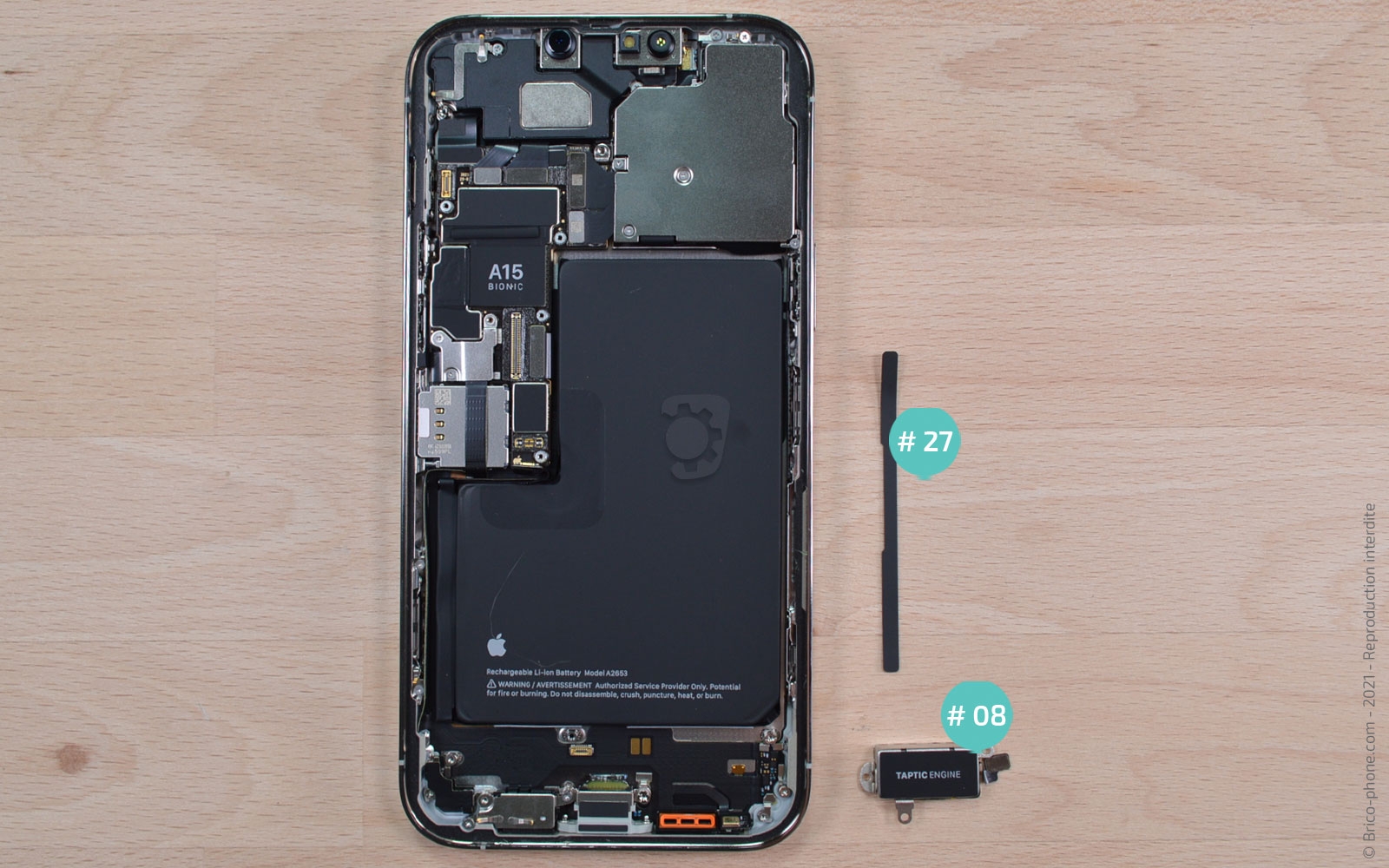 Comment changer le connecteur de charge sur iPhone 13 Pro Max photo 3