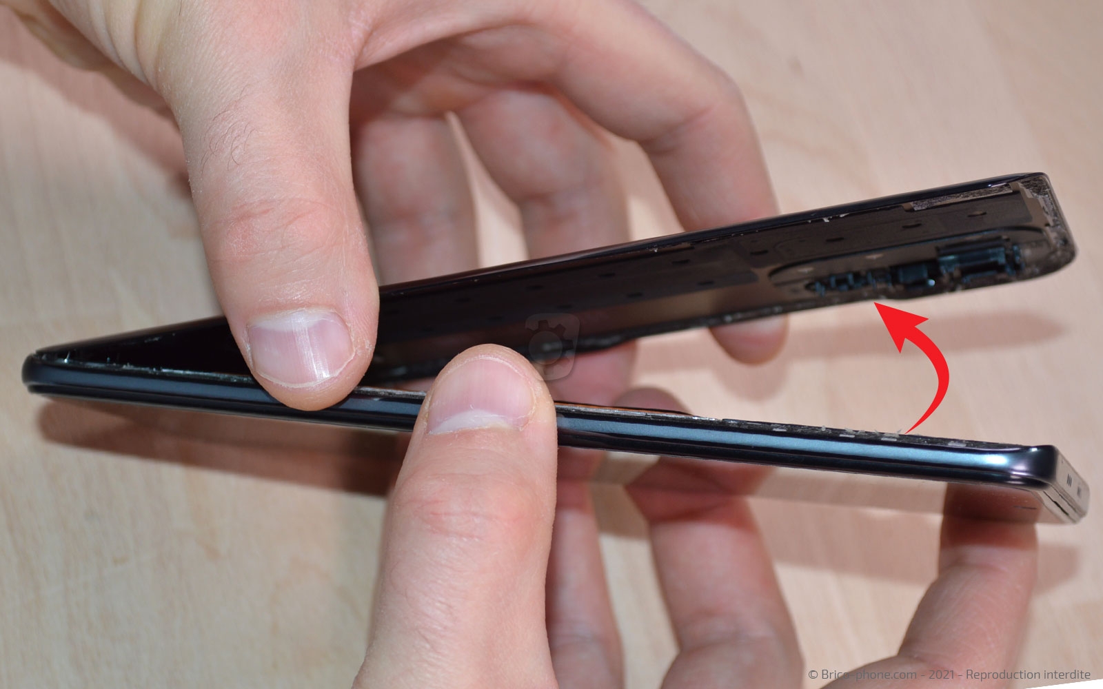 Comment changer le connecteur de charge sur Poco F3 photo 3