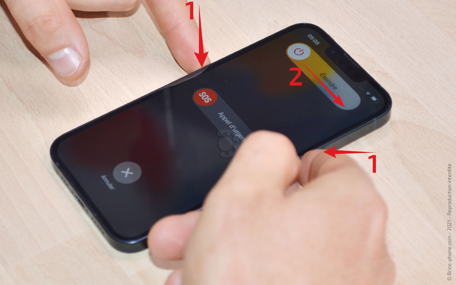 Changement du buzzer (HP interne) sur iPhone 13 photo 2