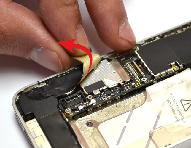 Changement de nappe bouton Power sur iPhone 4S photo 1