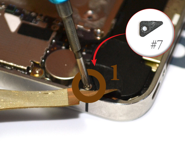 Changement de nappe bouton Power sur iPhone 4S photo 1