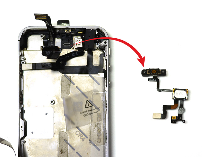 Changement de nappe bouton Power sur iPhone 4S photo 1