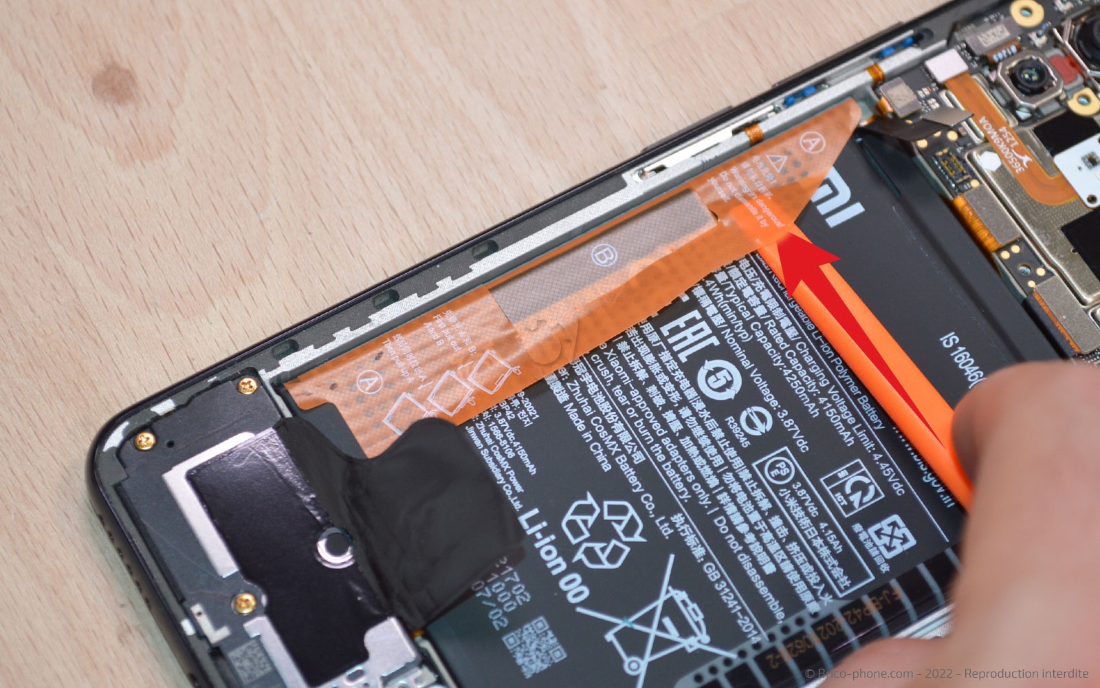 Comment changer la batterie sur Mi 11 Lite 5G photo 1