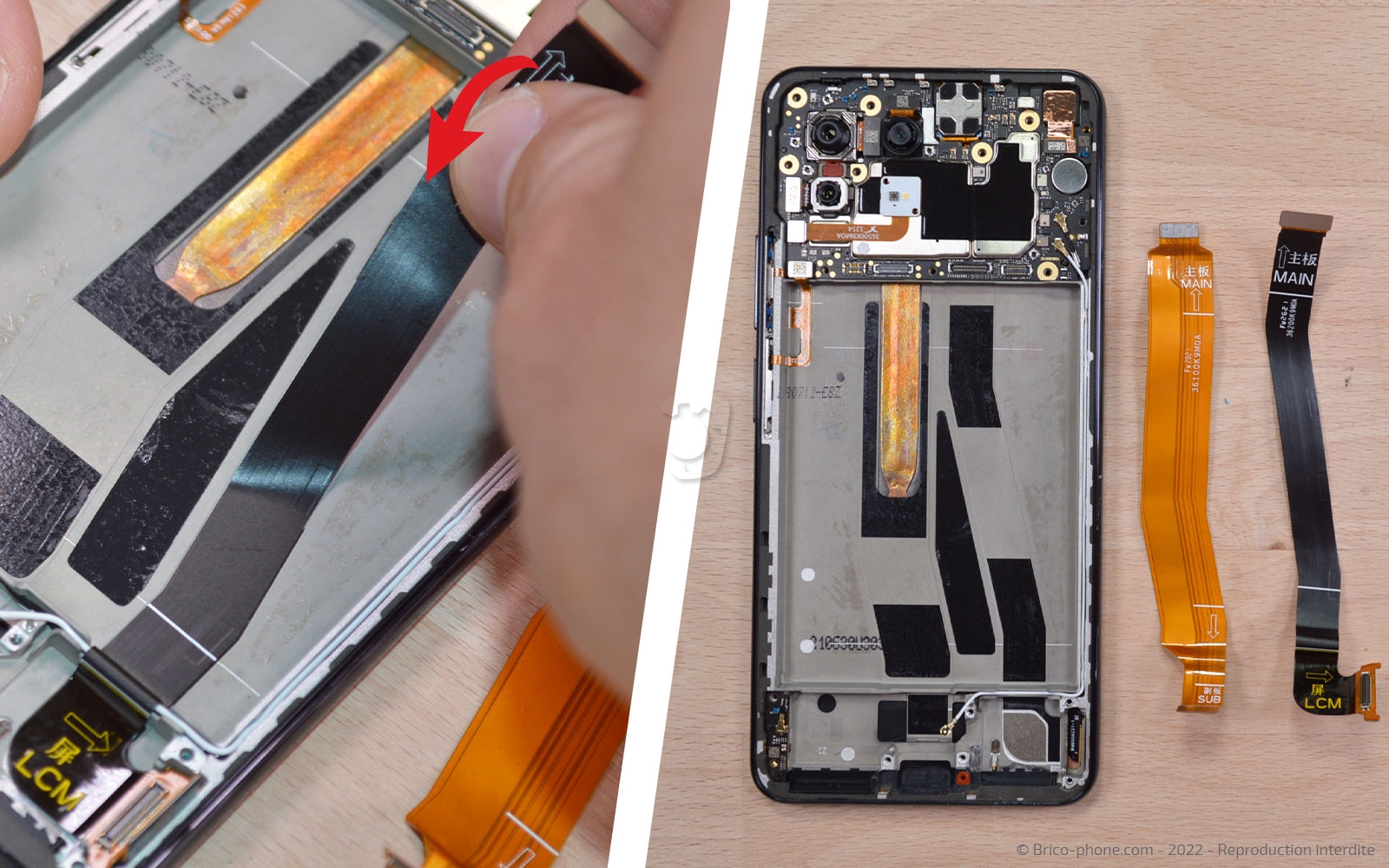 Comment remplacer le bloc écran sur Mi 11 Lite 5G photo 4