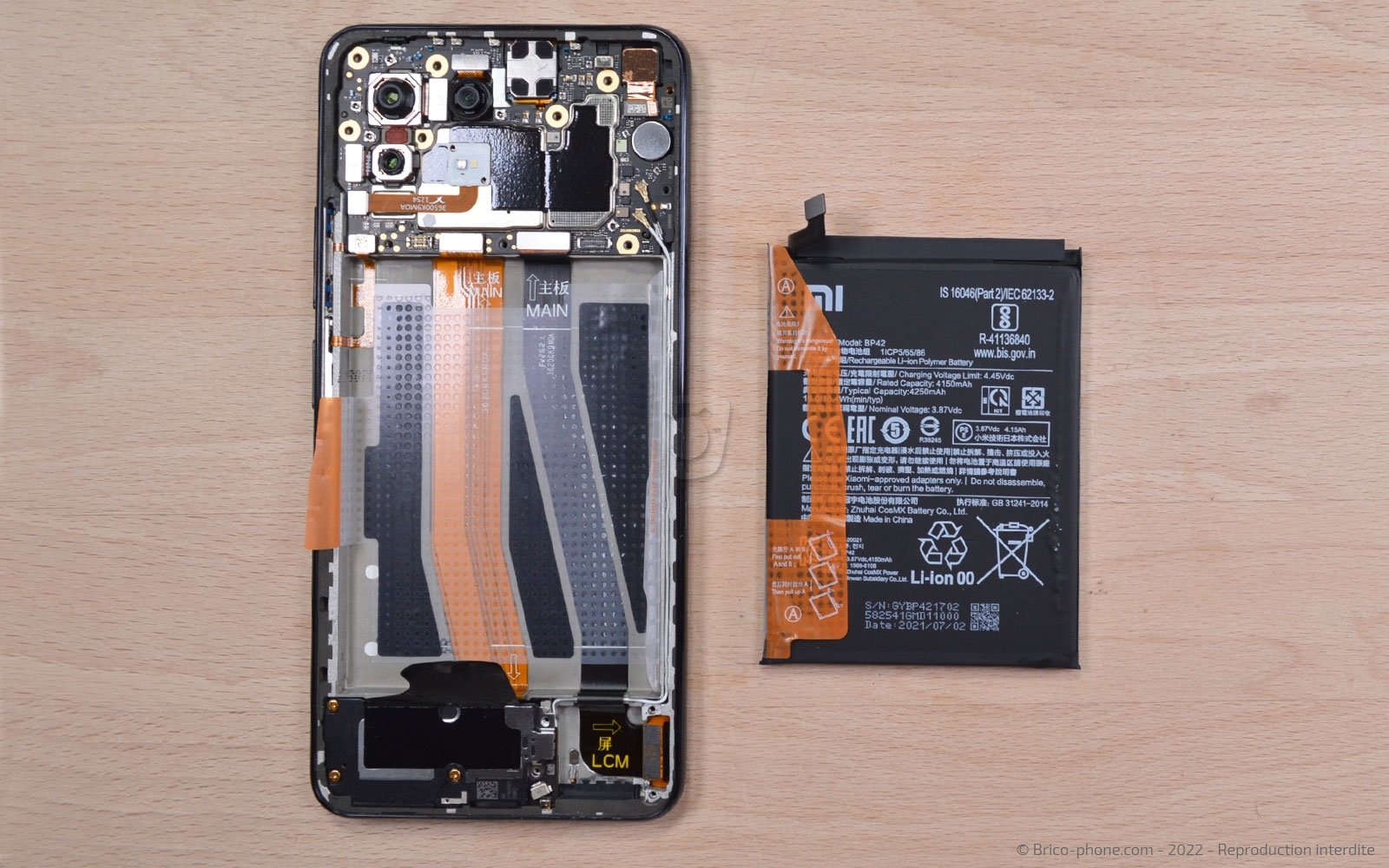 Comment remplacer le bloc écran sur Mi 11 Lite 5G photo 3