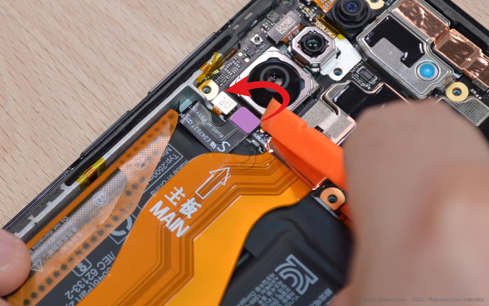 Comment remplacer l'écran seul (vitre + LCD) sur 11T PRO photo 3