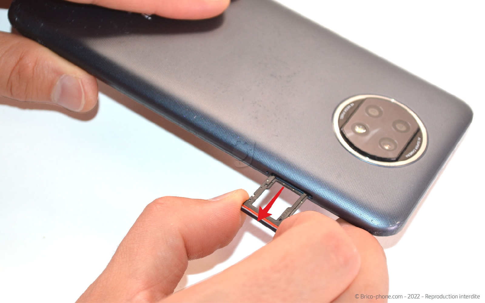 Comment changer la batterie sur Redmi note 9T photo 2