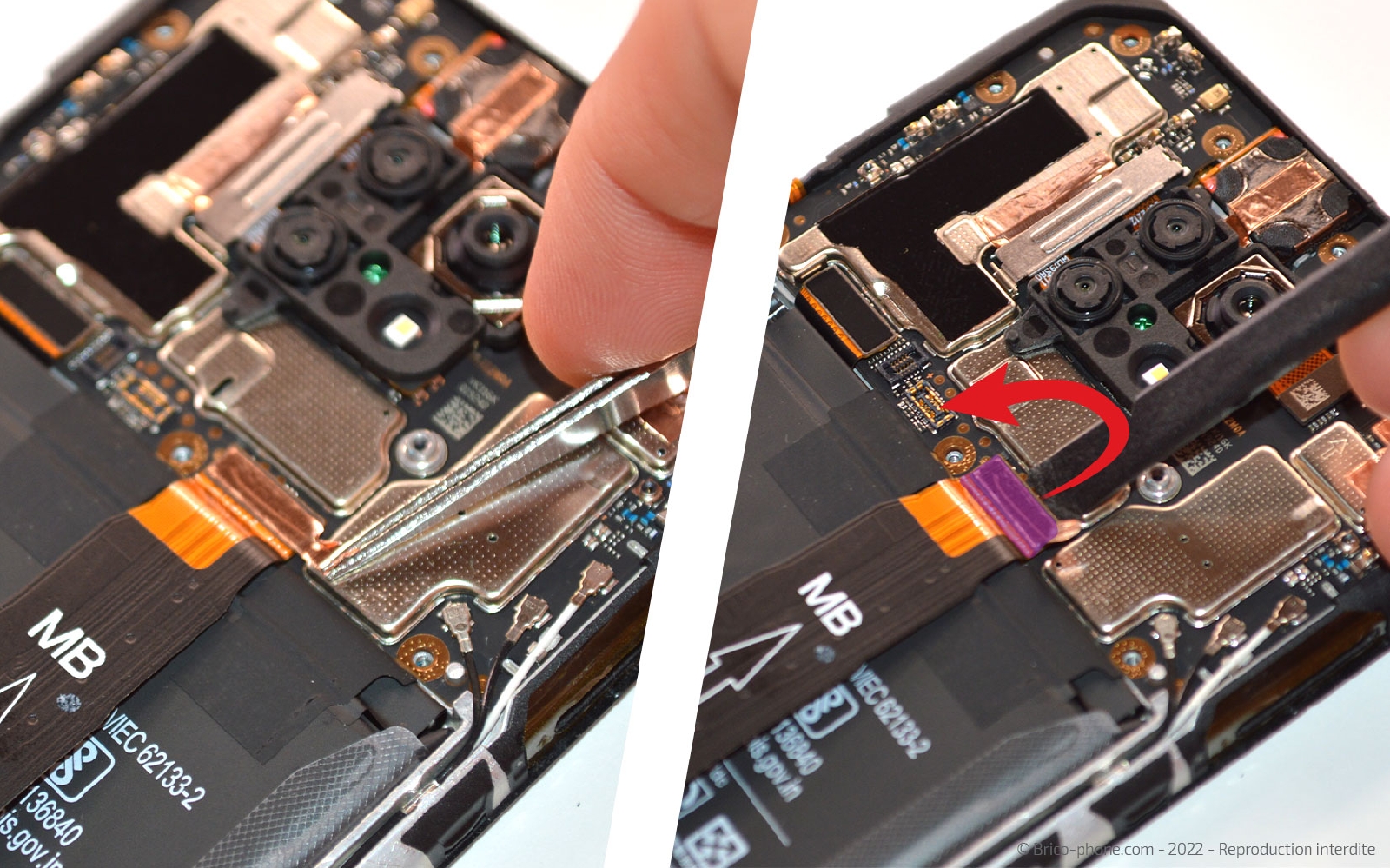 Comment changer la batterie sur Redmi note 9T photo 4