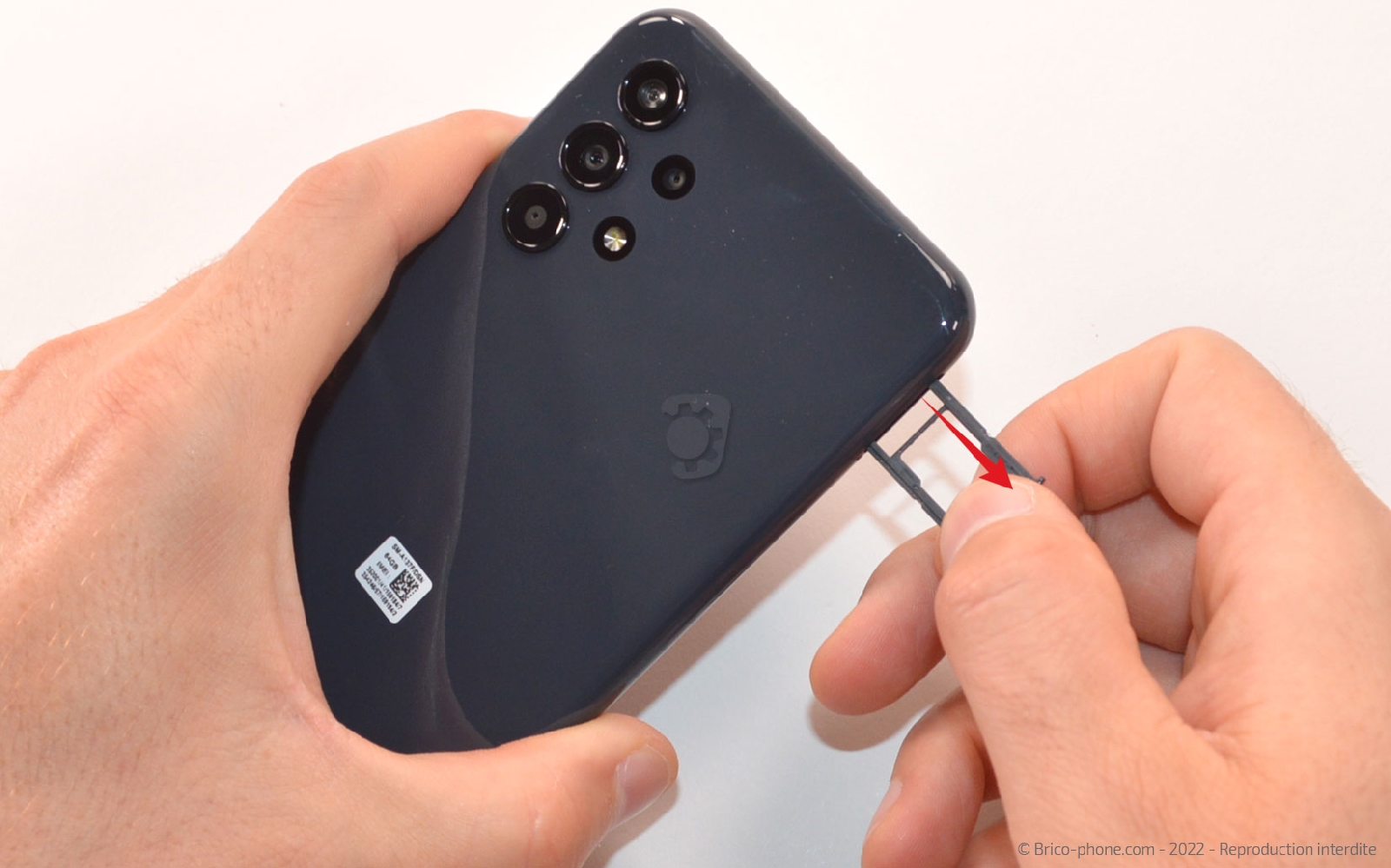 Comment changer le bloc écran sur Galaxy A13 photo 2