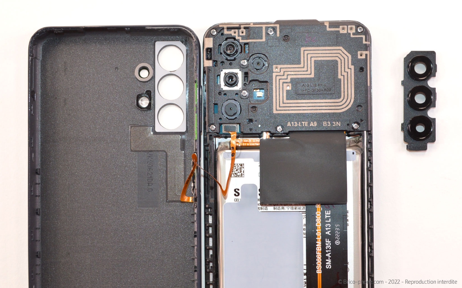 Comment remplacer le connecteur de charge sur Galaxy A13 photo 2