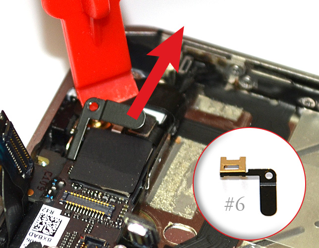 Changement de nappe prise Jack, mute et volume sur iPhone 4S photo 1