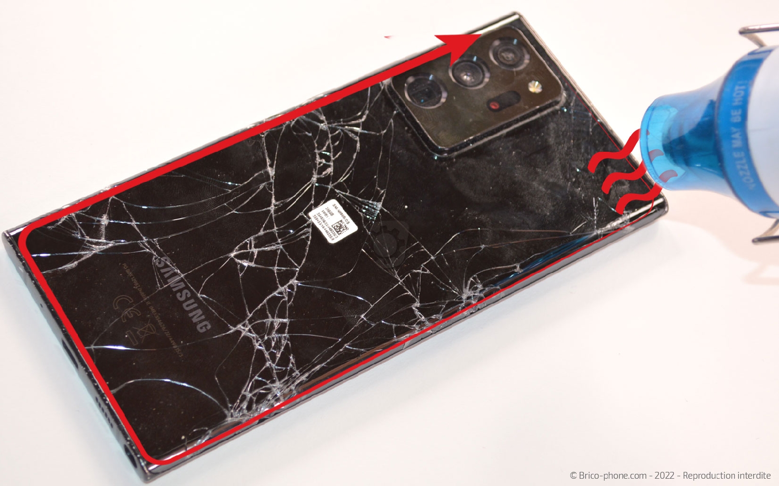 Comment changer la batterie sur Galaxy Note 20 Ultra 5G photo 2