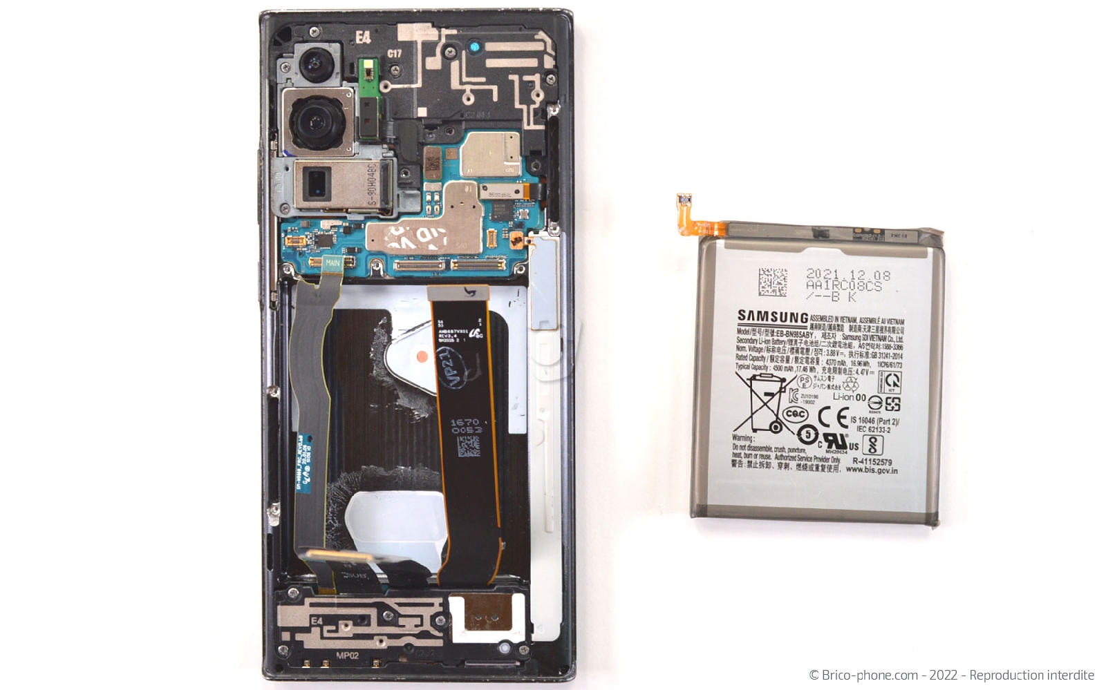 Comment changer la batterie sur Galaxy Note 20 Ultra 5G photo 3