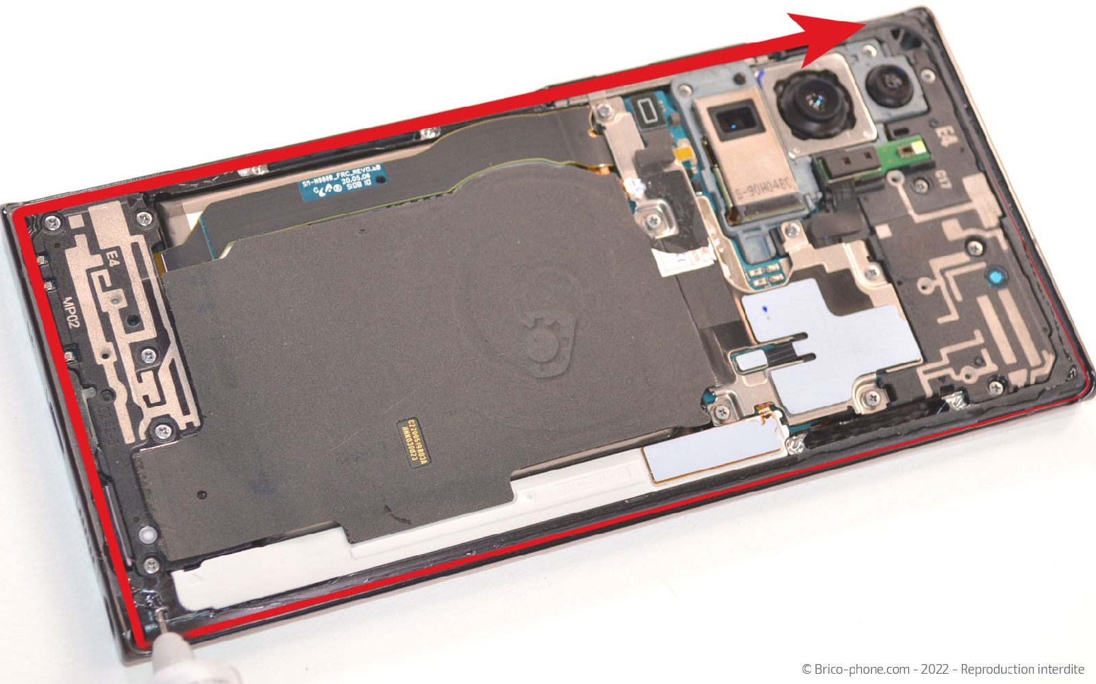 Comment remplacer l'écran complet sur Galaxy Note 20 Ultra 5G photo 2