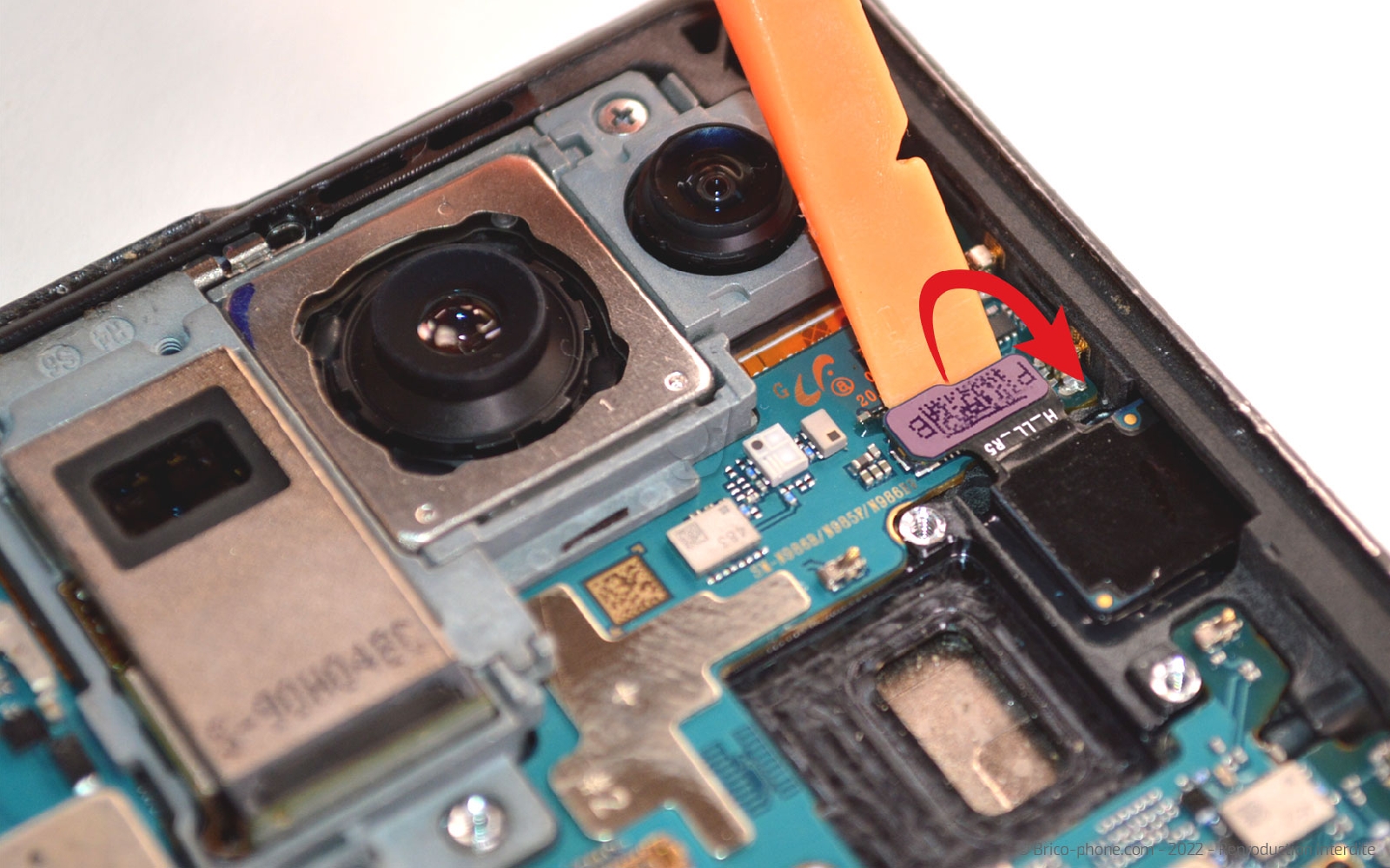 Comment remplacer l'écran complet sur Galaxy Note 20 Ultra 5G photo 2