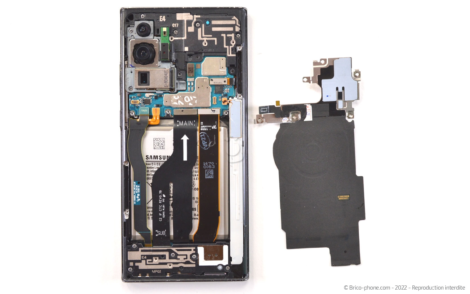 Comment changer le connecteur de charge sur Galaxy Note 20 Ultra 5G photo 4