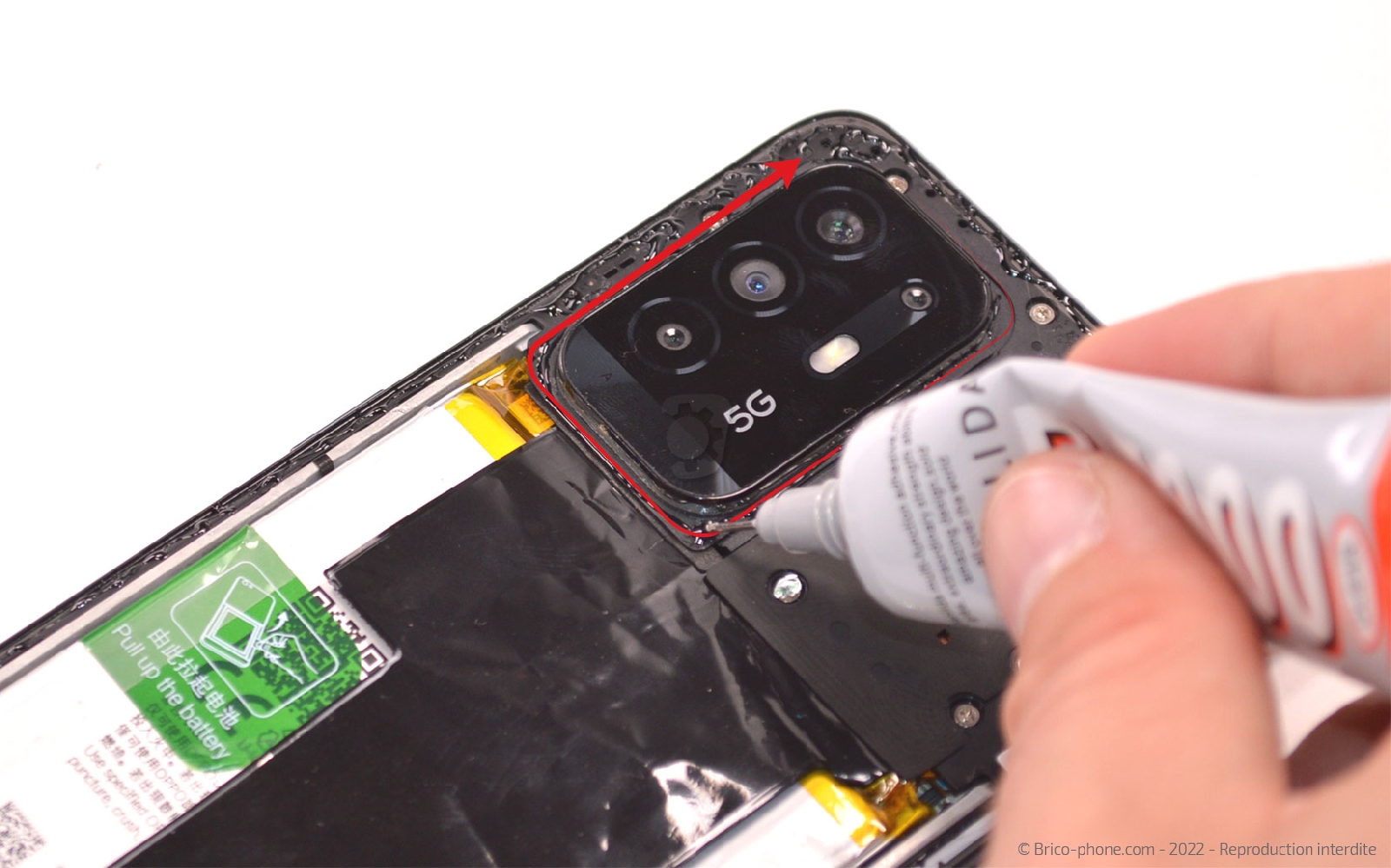 Comment changer la batterie sur A94 5G photo 2