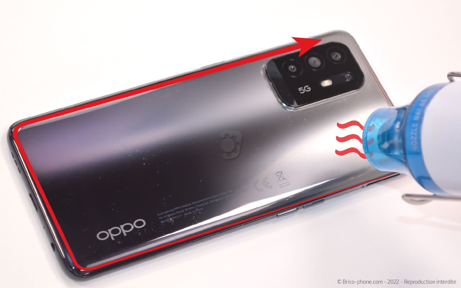 Comment changer la batterie sur A94 5G photo 2