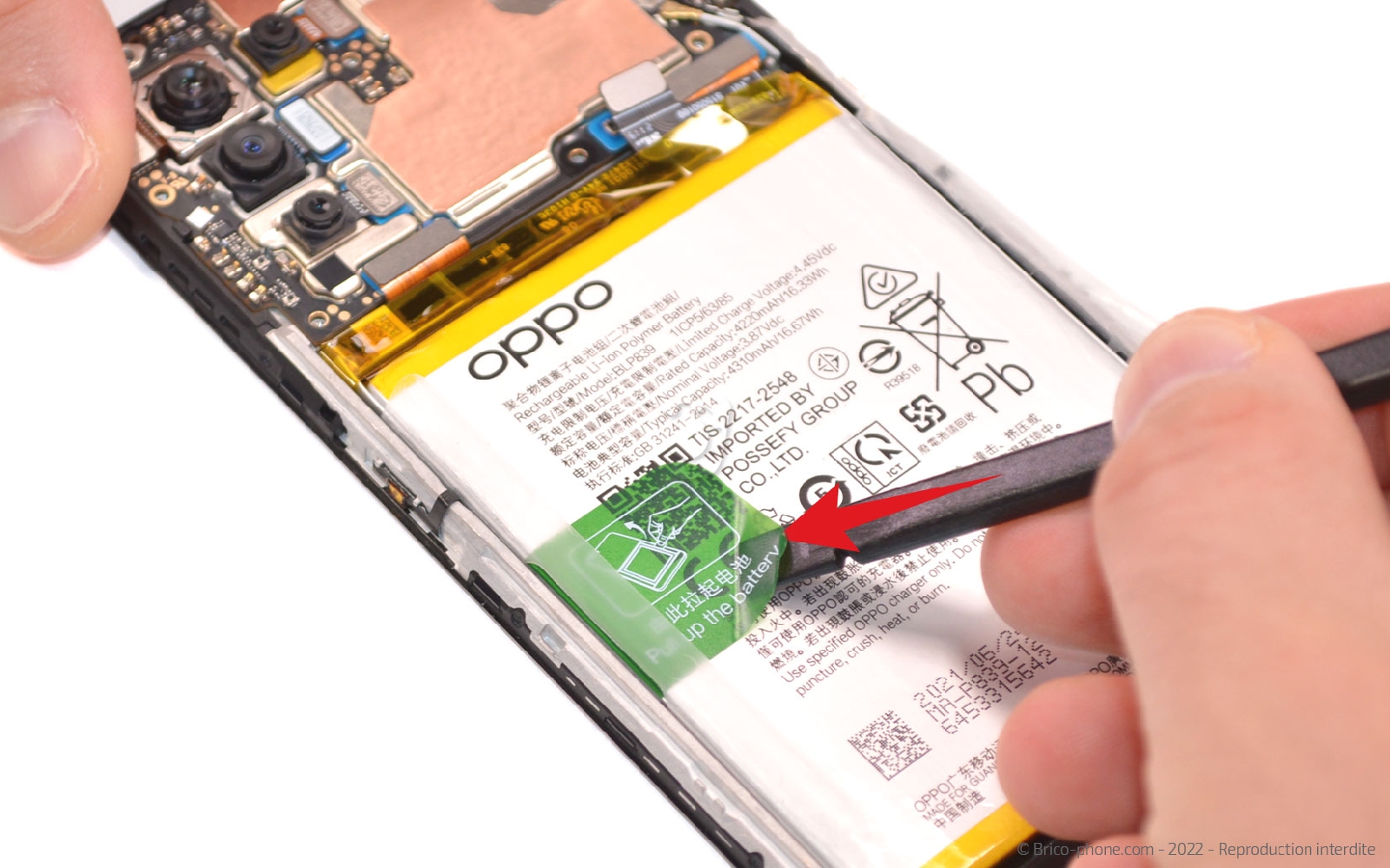Comment changer la batterie sur A94 5G photo 3