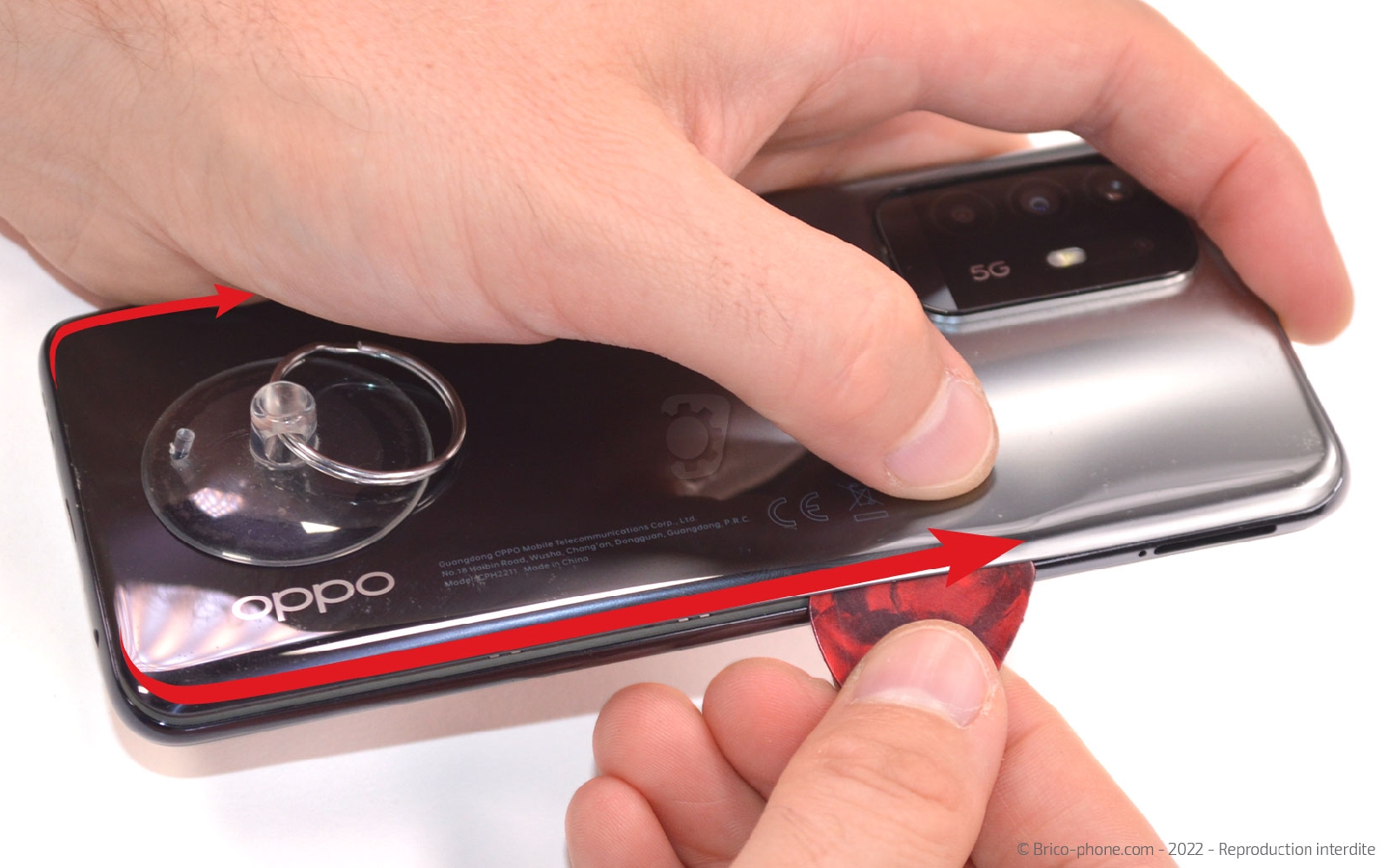 Comment changer la batterie sur A94 5G photo 2