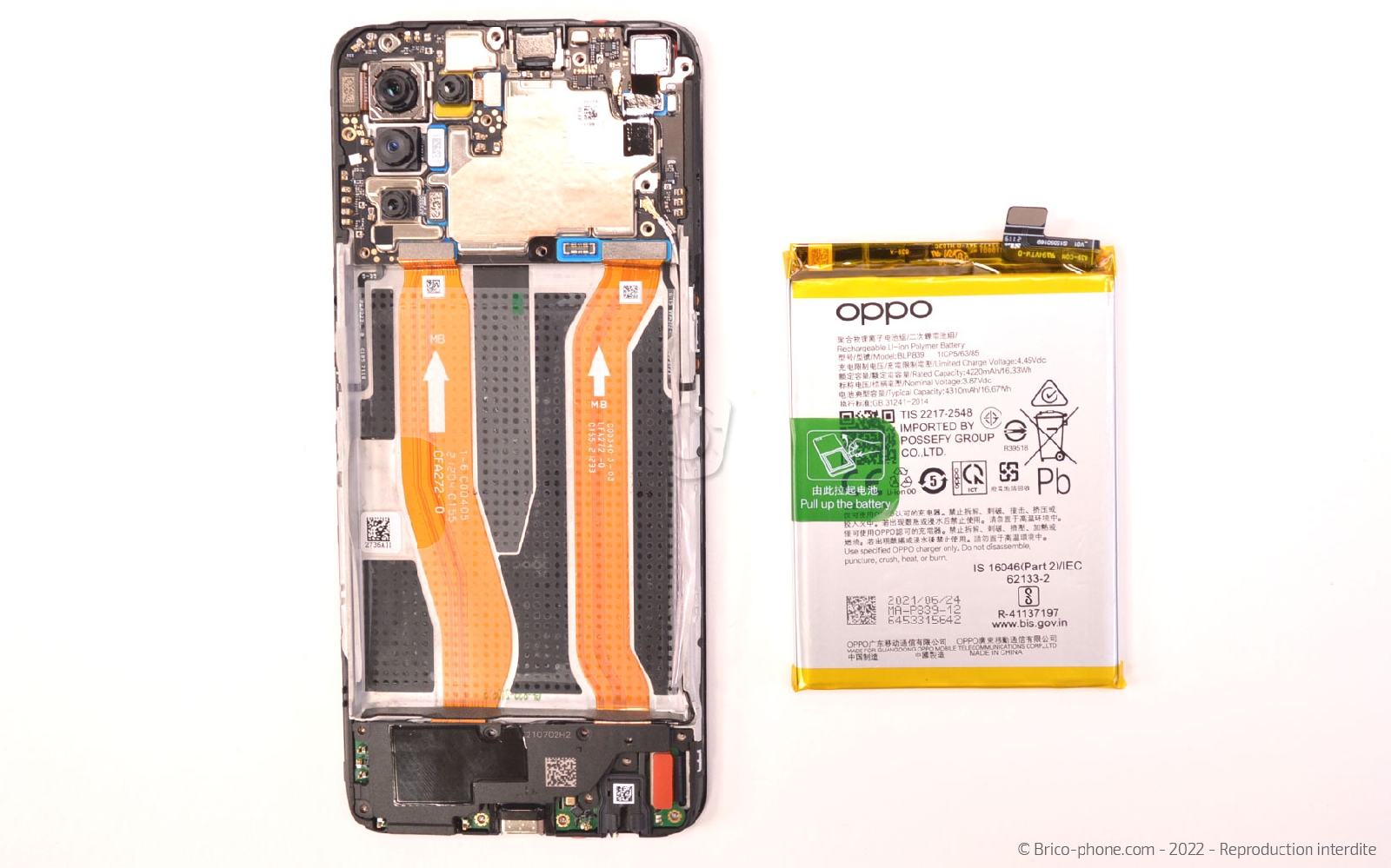 Comment changer la batterie sur A94 5G photo 2